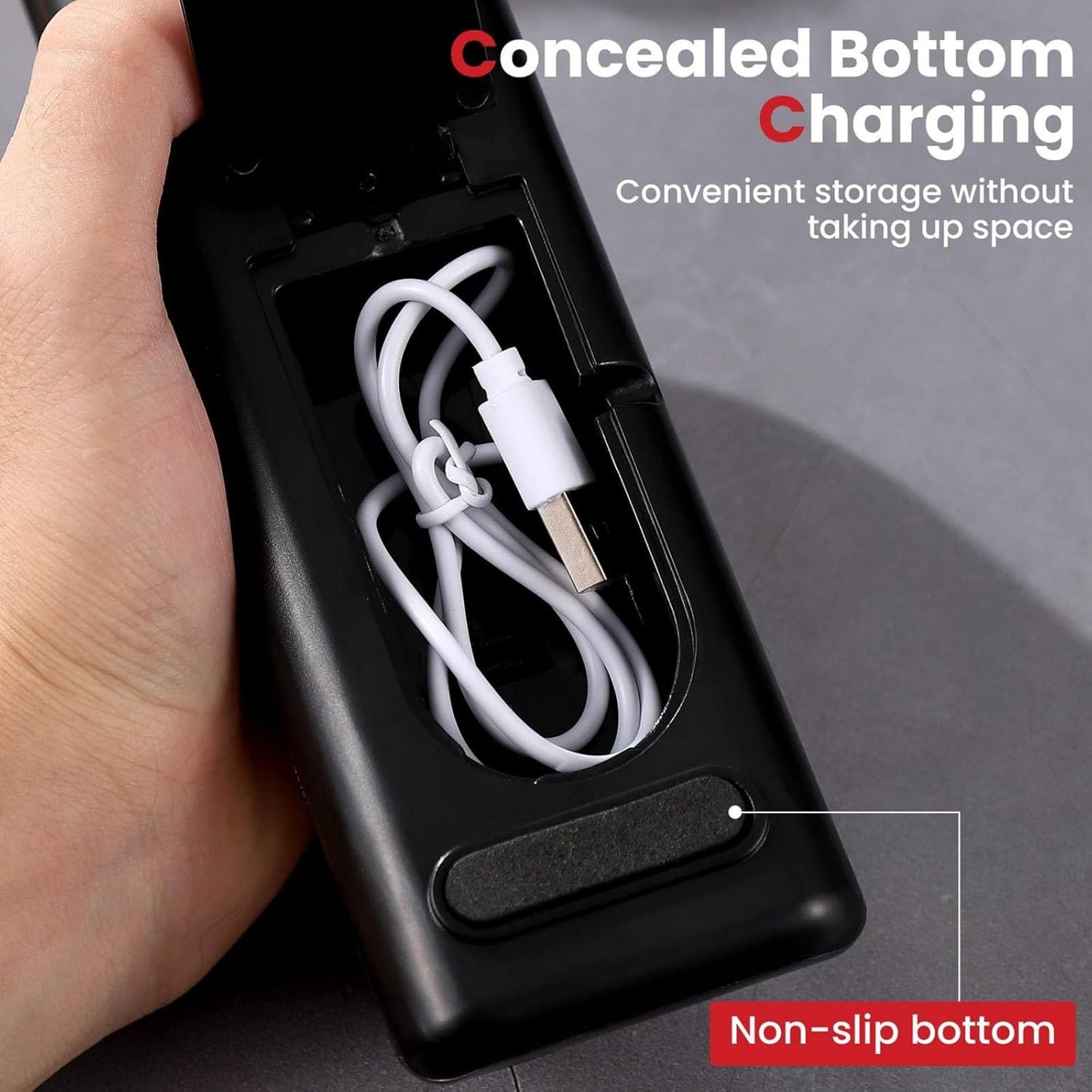 Premium Knife Sharpener Tool For Home, Mini Knife Sharpener, Coarse & Fine Knife Sharpener, Quickly Sharpening (Black)